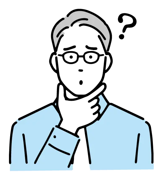 悩んでいる男性